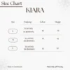 Organizer Bag Kiara Size Chart