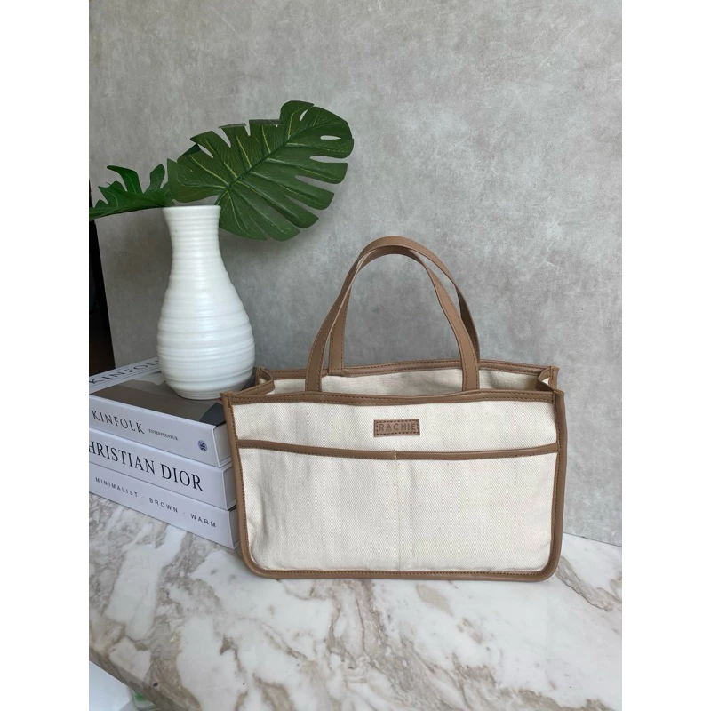 Organizer Bag Michi Leather Brown L